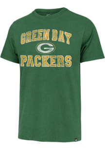 47 Green Bay Packers Green Union Arch Franklin Short Sleeve Fashion T Shirt