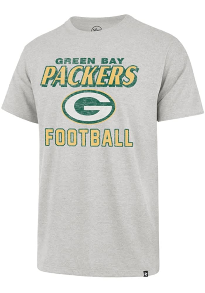 47 Green Bay Packers GREY Dozer Franklin Short Sleeve Fashion T