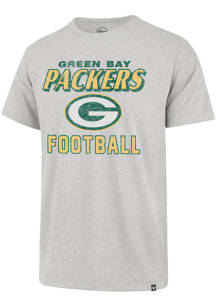 47 Green Bay Packers Grey Dozer Franklin Short Sleeve Fashion T Shirt