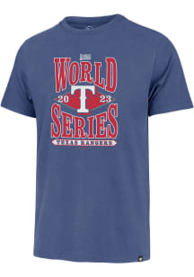 47 Texas Rangers Blue 2023 World Series Short Sleeve Fashion T Shirt