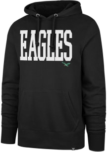 47 Philadelphia Eagles Mens Black Dime Headline Long Sleeve Hoodie