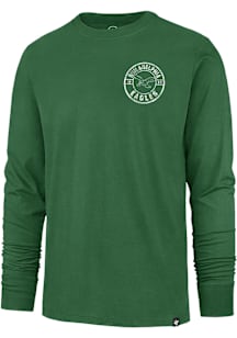 47 Philadelphia Eagles Kelly Green Spiral Franklin Long Sleeve Fashion T Shirt