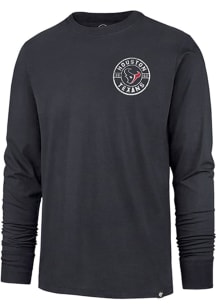 47 Houston Texans Navy Blue Spiral Franklin Long Sleeve Fashion T Shirt