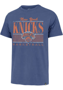 47 New York Knicks Blue Remix Franklin Short Sleeve Fashion T Shirt