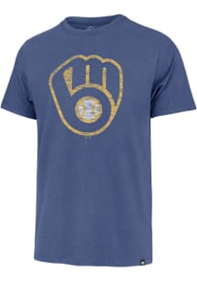 47 Milwaukee Brewers Blue Premier Franklin Short Sleeve Fashion T Shirt