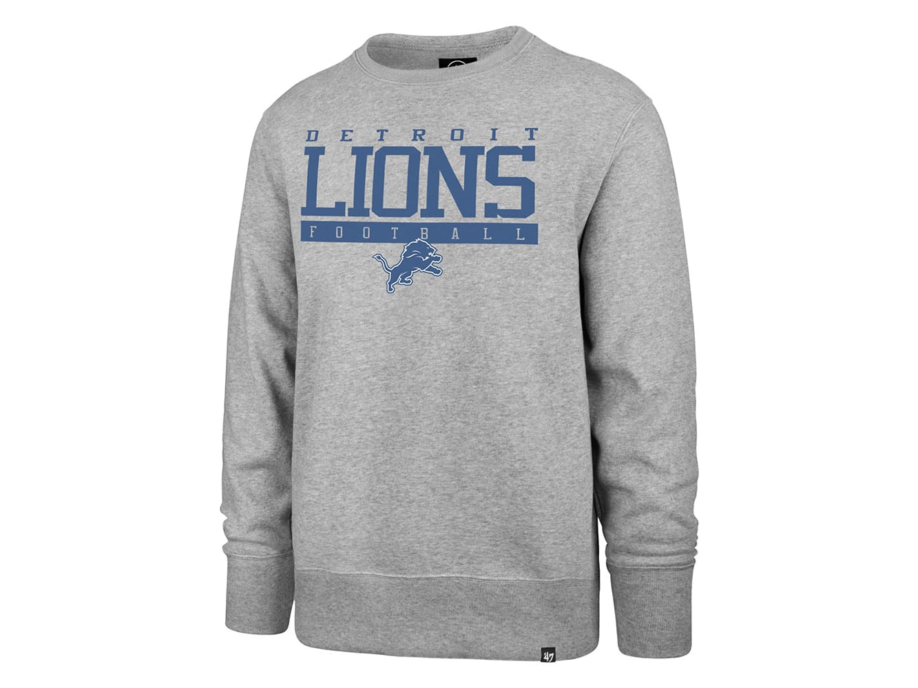Detroit Lions 47 Brand Women's MVP Vintage Grey T-Shirt - Detroit Game Gear