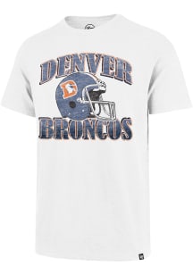 47 Denver Broncos White Overrun Scrum Short Sleeve Fashion T Shirt