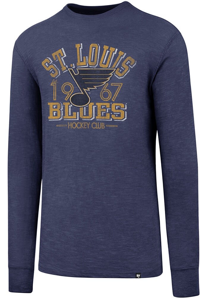47 St Louis Blues Black Scrum Short Sleeve Fashion T Shirt