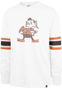 47 Cleveland Browns White Premier Brex Long Sleeve Fashion T Shirt