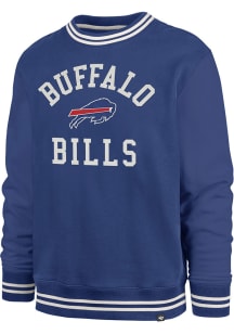 47 Buffalo Bills Mens Blue Clubhouse View Sierra Long Sleeve Fashion Sweatshirt