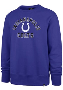 47 Indianapolis Colts Mens Blue Varsity Arch Long Sleeve Crew Sweatshirt
