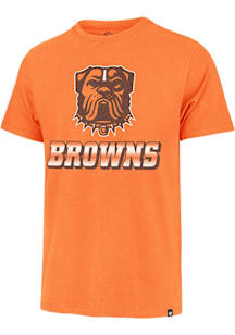 47 Cleveland Browns Orange Upgrade Franklin Short Sleeve Fashion T Shirt