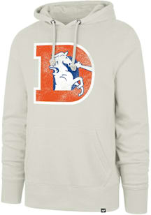 47 Denver Broncos Mens Tan Shader Long Sleeve Hoodie