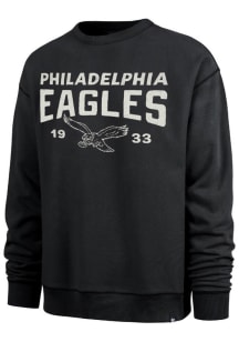 47 Philadelphia Eagles Mens Black Dusted Windsor River Long Sleeve Fashion Sweatshirt