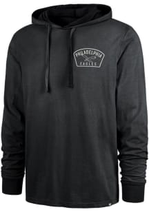 47 Philadelphia Eagles Mens Black Dusted Overhand River Fashion Hood