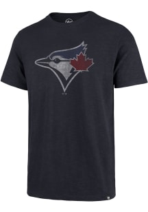 47 Toronto Blue Jays Navy Blue Grit Scrum Short Sleeve Fashion T Shirt