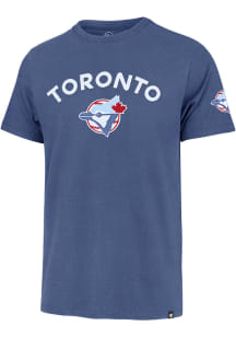 47 Toronto Blue Jays Blue Franklin Short Sleeve Fashion T Shirt
