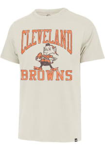 47 Cleveland Browns White Big Ups Short Sleeve Fashion T Shirt