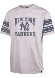 47 New York Yankees Grey Arena Arch Holyoke Short Sleeve Fashion T Shirt
