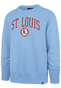 47 St Louis Cardinals Mens Light Blue Arch Game Break Long Sleeve Fashion Sweatshirt