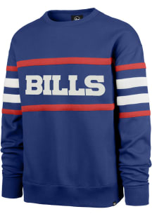 47 Buffalo Bills Mens Blue Coaches Long Sleeve Fashion Sweatshirt