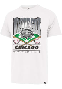 47 Chicago White Sox White Straight Shot Franklin Short Sleeve Fashion T Shirt