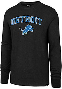 47 Detroit Lions Black Arch Game Club Long Sleeve T Shirt
