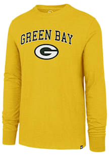 47 Green Bay Packers Gold Arch Game Club Long Sleeve T Shirt