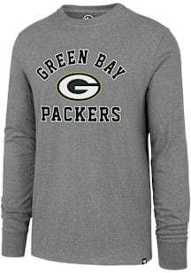 47 Green Bay Packers Grey Varsity Arch Club Long Sleeve T Shirt