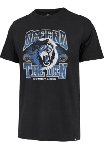 47 Detroit Lions Black Arch Regional Franklin Short Sleeve Fashion T Shirt