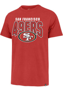 47 San Francisco 49ers Red Restart Franklin Short Sleeve Fashion T Shirt