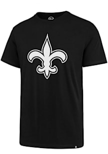 47 New Orleans Saints Black Imprint Super Rival Design Short Sleeve T Shirt