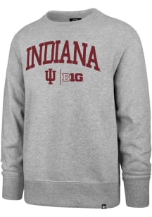 Mens Indiana Hoosiers Grey 47 Arch Name Big 10 Fashion Sweatshirt