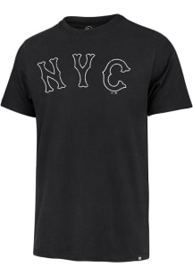 47 New York Mets Black CC Premier Franklin Short Sleeve Fashion T Shirt