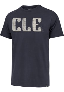 47 Cleveland Guardians Navy Blue CC Premier Franklin Short Sleeve Fashion T Shirt