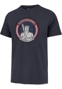 47 Cleveland Guardians Navy Blue Logo CC Premier Franklin Short Sleeve Fashion T Shirt