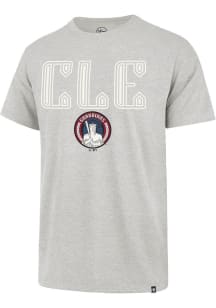 47 Cleveland Guardians Grey CC Pregame Franklin Short Sleeve Fashion T Shirt
