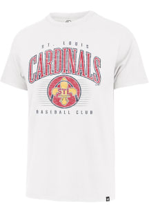 47 St Louis Cardinals White Double Header Franklin Short Sleeve Fashion T Shirt