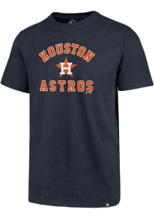 47 Houston Astros Navy Blue Varsity Arch Club Short Sleeve T Shirt