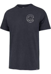 47 Chicago Cubs Blue Turn Back Franklin Short Sleeve Fashion T Shirt