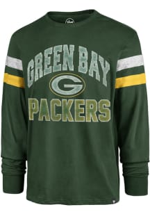 47 Green Bay Packers Green Irving Long Sleeve Fashion T Shirt