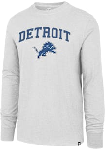 47 Detroit Lions White Arch Game Club Long Sleeve T Shirt