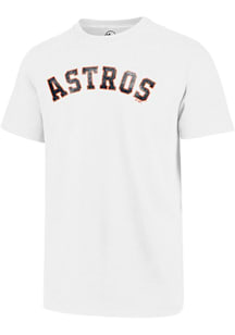 47 Houston Astros White D Imprint Club Short Sleeve T Shirt