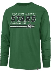 47 Dallas Stars Kelly Green Charging Franklin Long Sleeve Fashion T Shirt