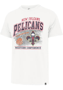 47 New Orleans Pelicans White Amp Up Franklin Short Sleeve Fashion T Shirt