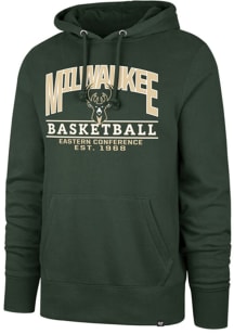 47 Milwaukee Bucks Mens Green Goodcall Headline Long Sleeve Hoodie