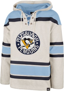 47 Pittsburgh Penguins Mens White Superior Lacer Fashion Hood