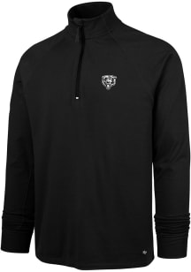 47 Chicago Bears Mens Black Forward Long Sleeve Qtr Zip Pullover
