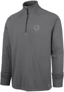 47 Indianapolis Colts Mens Grey Forward Long Sleeve Qtr Zip Pullover