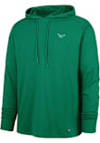 47 Philadelphia Eagles Mens Kelly Green Forward Long Sleeve Lightweight Hoodie